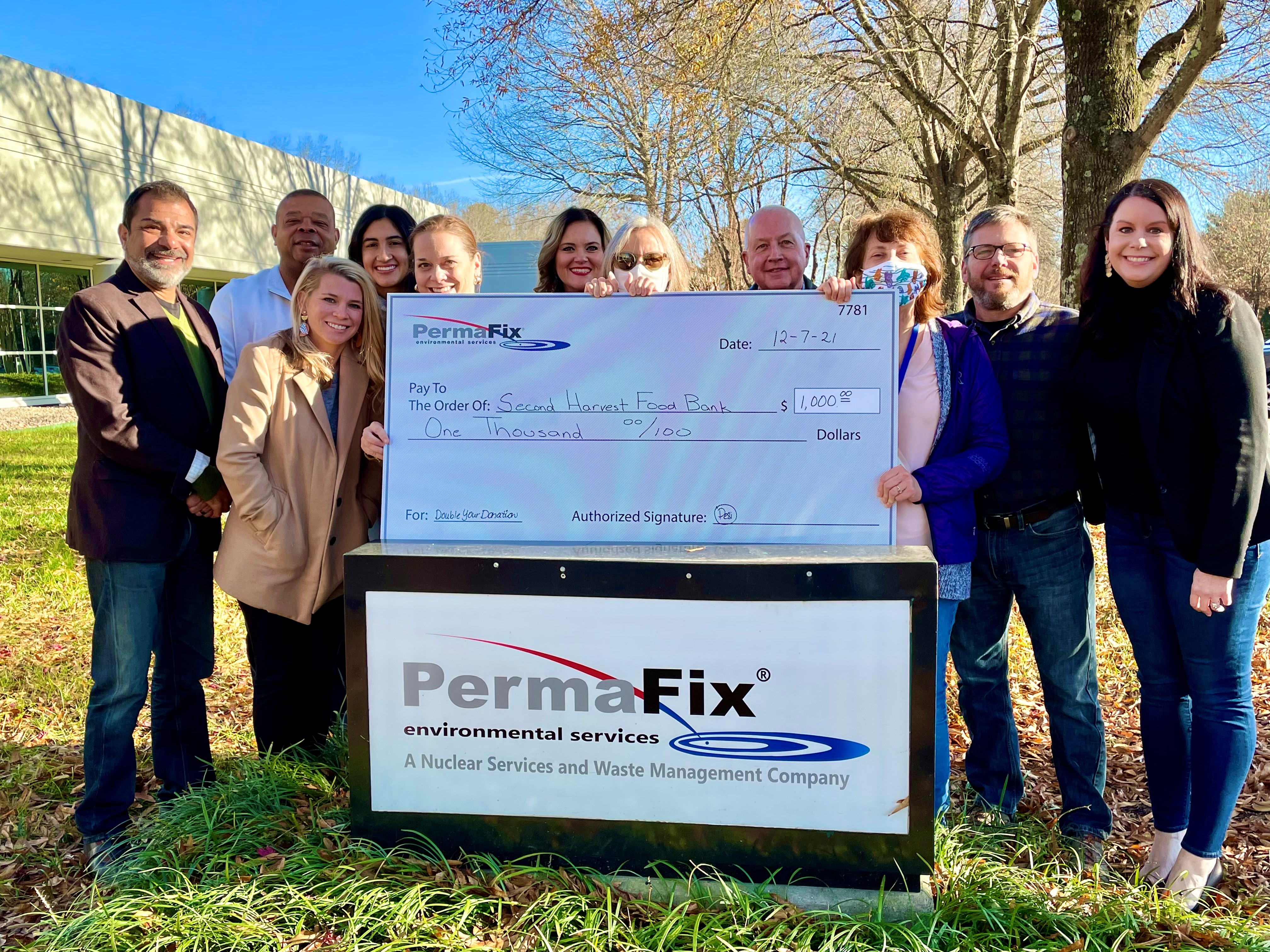 PErma-Fix Presenting the check